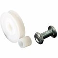 Prime-Line 1125 Adjustable Sliding Screen Door Bottom Roller, 2PK 657494